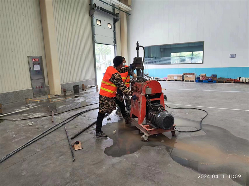 肃宁厂房地面下沉塌陷注浆加固施工